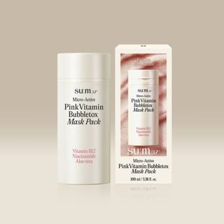 su:m37 - Micro-Active Pink Vitamin Bubbletox Mask Pack