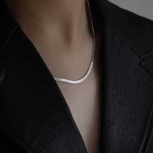 PANGU-Snakebone Chunky Necklace