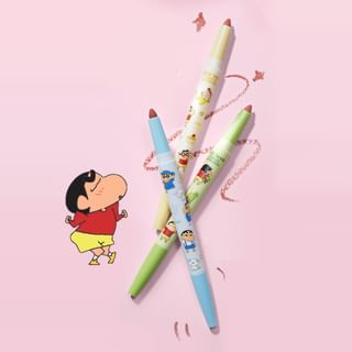 JILL LEEN - Double-Ended Lip Liner Crayon Shin-chan Edition - 3 Colors
