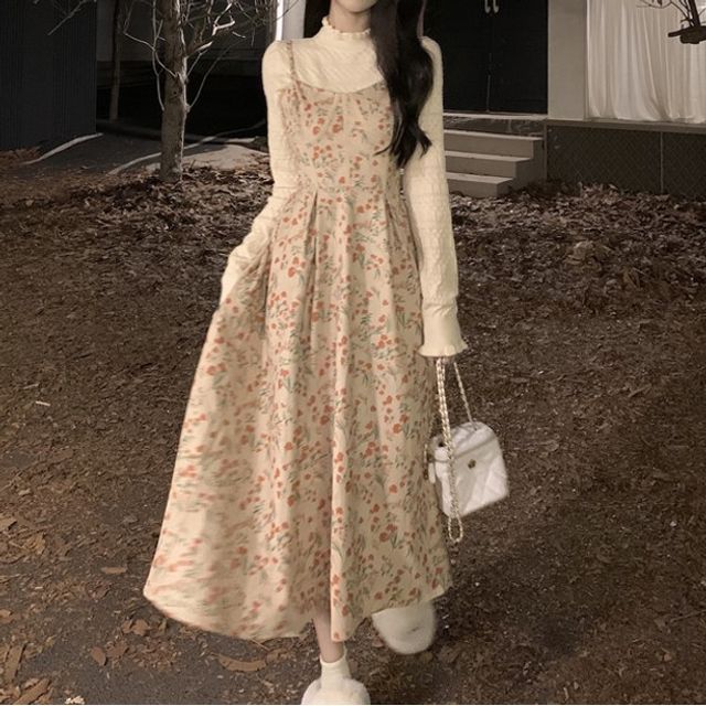 slim fit dress slacks Daisy Chain Gingham Midi Dress (Red)  Megoosta Fashion