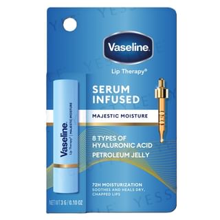 Vaseline - Lip Therapy Serum Infused Majestic Moisture 8 Types Of Hyaluronic Acid & Petroleum Jelly Lip Balm