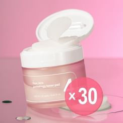 numbuzin - No. 4 Pore Zero Peeled Egg Toner Pad (x30) (Bulk Box)