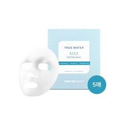 THANK YOU FARMER - True Water Deep Cotton Mask 5pcs THANK YOU FARMER - True Water Deep Cotton Mask 5pcs