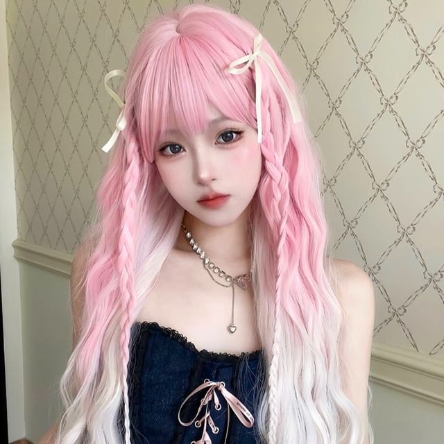 Jellyfish-Long Wavy Wig - Curly