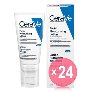 CeraVe - PM Facial Moisturising Lotion For Normal To Dry Skin (x24) (Bulk Box)