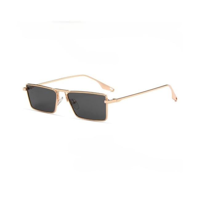 Aisyi-Square Metal Frame Sunglasses