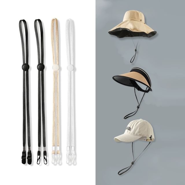 Dewy Kiss-Adjustable Hat Chin Strap Set