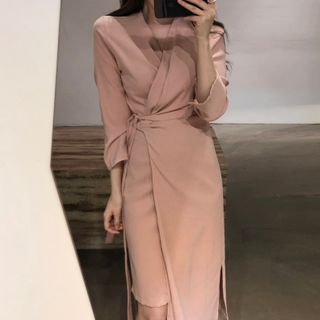 sheath wrap dress