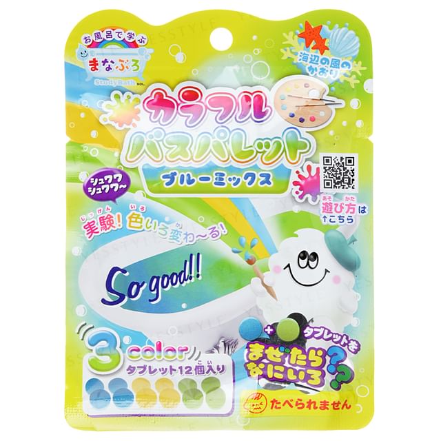 MANABURO-Colorful Bath Palette Blue Mix-12 件
