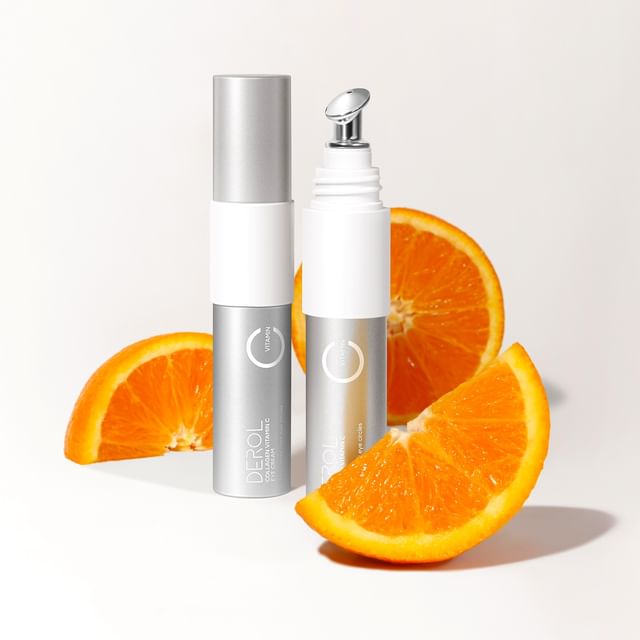 DEROL-Collagen Vitamin C Eye Cream - Creme para Área dos Olhos com Colágeno e Vitamina C-18 Ml