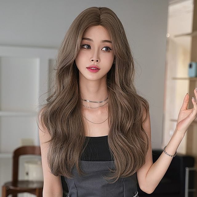 SEVENQ-Long Full Wig - Wavy