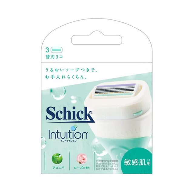 Schick Japan - Intuition Sensitive Skin Razor Blade Refill | YesStyle