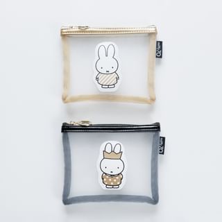 fab.JAPAN - Miffy 70th History Mini Zipper Pouch | YesStyle