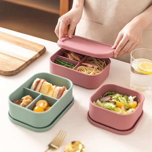 Modern Wife - Plastic Divided Lunch Box