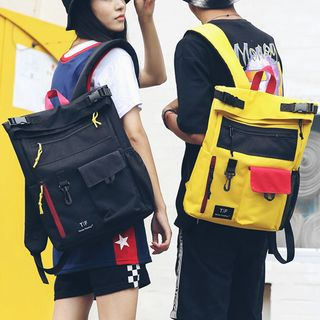 SUNMAN - Square Oxford Backpack | YesStyle