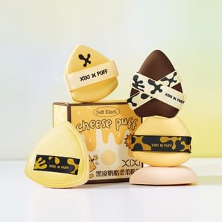 xixi - Soft Black Cheese Puff Set