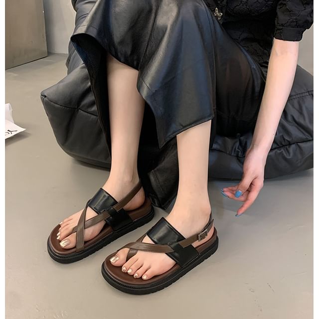 FRAISO-Thong Platform Sandals