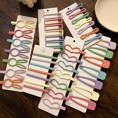 Taimi - Set of 7: Hair Clip (Various Designs) Taimi - Set of 7: Hair Clip (Various Designs)