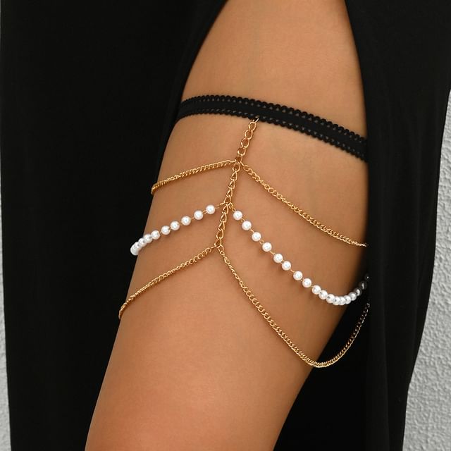 Doowex-Beaded Chained Garter