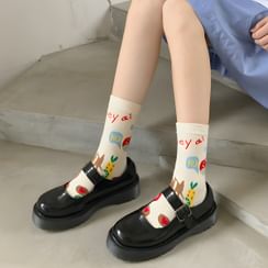 STEPUP - Buckled Platform Mary Janes STEPUP - Buckled Platform Mary Janes