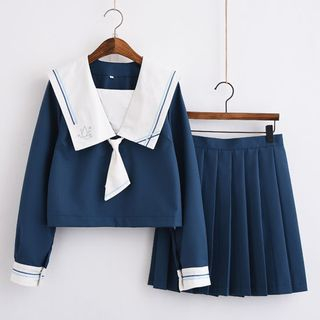 Nanachan - Embroidered School Uniform Party Costume | YesStyle