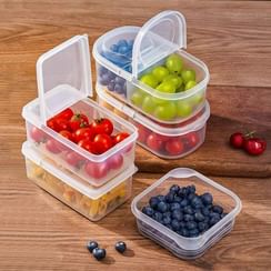 Set of 4: Plastic Mini Food Container / Squeeze Bottle (Various Designs)