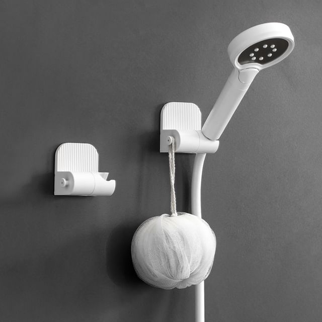 Home Flora-Plastic Adhesive Shower Head Holder