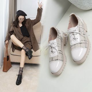 Kireina - Platform Block Heel Oxford Shoes | YesStyle