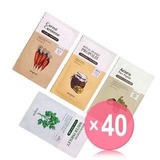 SKINFOOD - Carrot & Acorn & Water Parsley & Honey Mask Kit (x40) (Bulk Box)