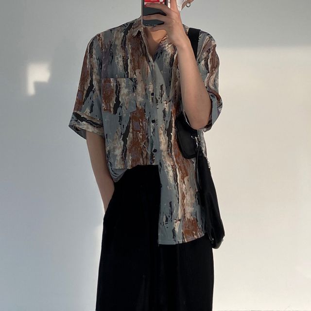 MRCYC-Elbow-Sleeve Tie-Dye Shirt
