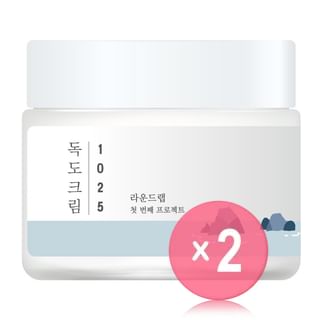 ROUND LAB - 1025 Dokdo Cream 2pcs Bundle Set