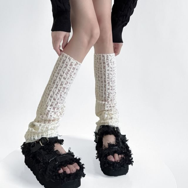 Gentiana-Lace Leg Warmer