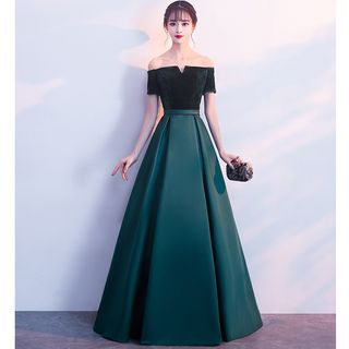 A line dress outlet off shoulder