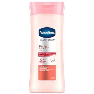 Vaseline - Healthy Bright Perfect 10 Pro-Age Repair Lotion AHA, Collagen, Pro-Retinol