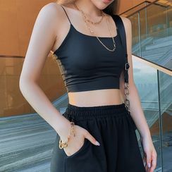 Girls Supply - Cropped Padded Camisole Top