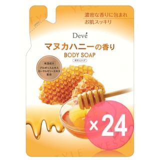 KUMANO COSME - Deve Manuka Honey Body Soap Refill (x24) (Bulk Box)