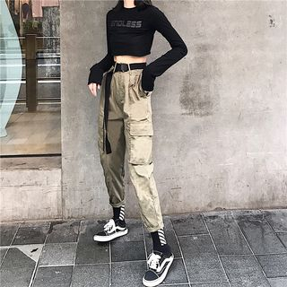 Alfie - Cropped Cargo Pants | YesStyle