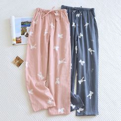 MelMount - Couple-Matching Fleece Pajama Pants