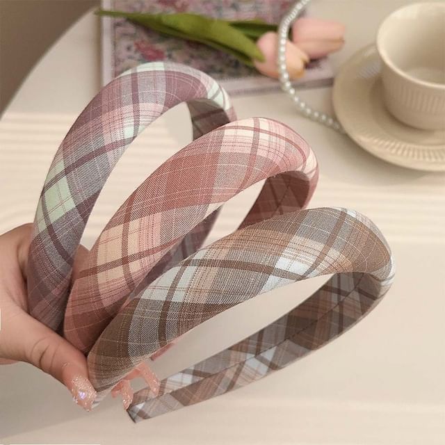Mentosi-Plaid Headband