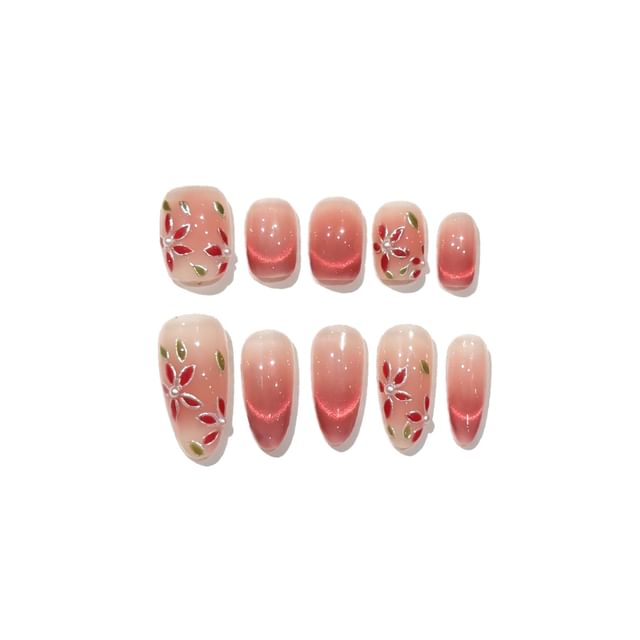 eovda-Floral Press On Nail Various Designs