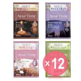 BATHCLIN - Ayur Time Aroma Bath Salt (x12) (Bulk Box)