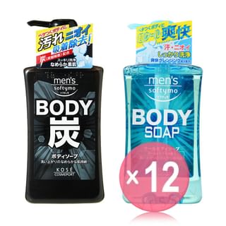 Kose - Softymo Men's Body Soap (x12) (Bulk Box)