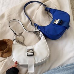 NewTown - Buckle Chain Shoulder Bag NewTown - Buckle Chain Shoulder Bag