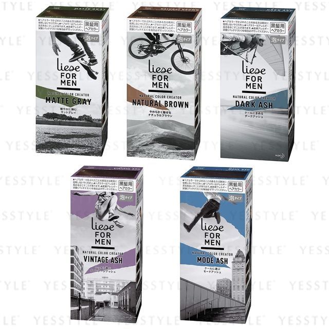 Kao - Liese For Men Natural Color Creator - 5 Types | YesStyle