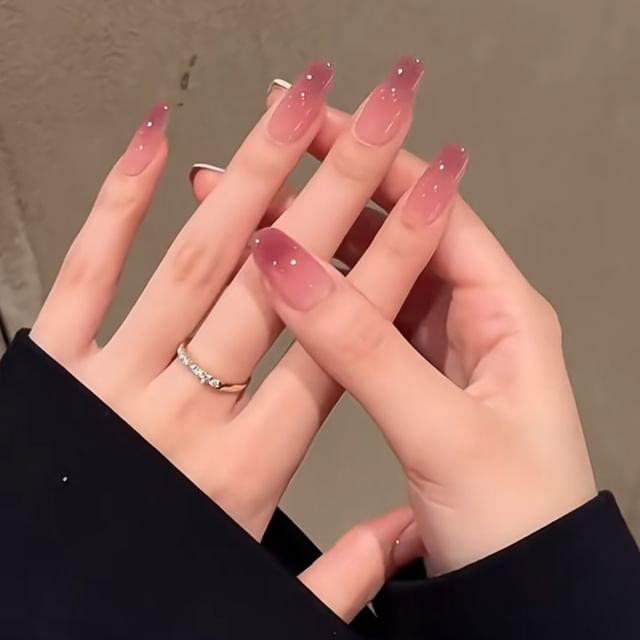 WGOMM-Gradient Press On Nail - Faux ongles effet dégradé