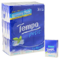 Tempo - Tempo迷你纸手巾(冰爽薄荷味, 36包) Tempo - Tempo迷你纸手巾(冰爽薄荷味, 36包)