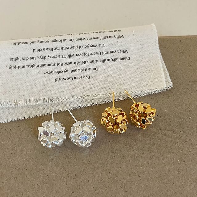 Panda Dama-Ball Stud Earring