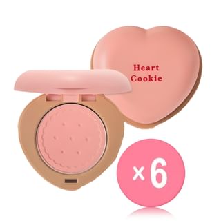 ETUDE - Heart Cookie Blusher - 5 Colors (x6) (Bulk Box)