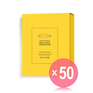 d'Alba - White Truffle Serum & Cream Modeling Mask Set Nutritive & Hydrating (x50) (Bulk Box)
