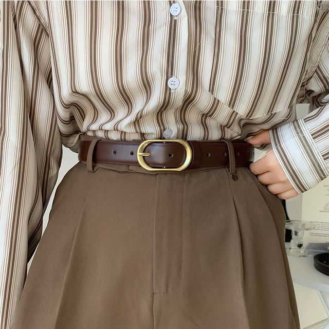 Rofuka-Faux Leather Belt